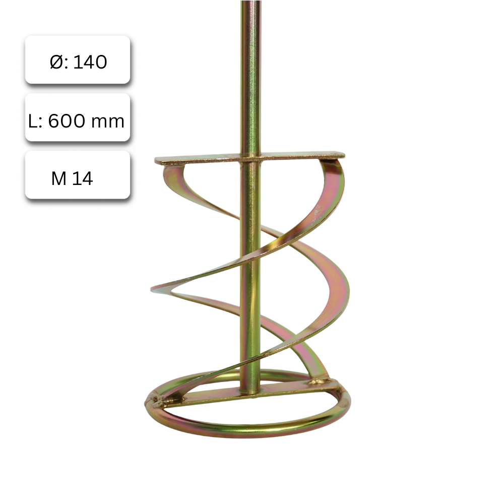 Mörtelrührer MK 140 mm - M14 Gewinde
