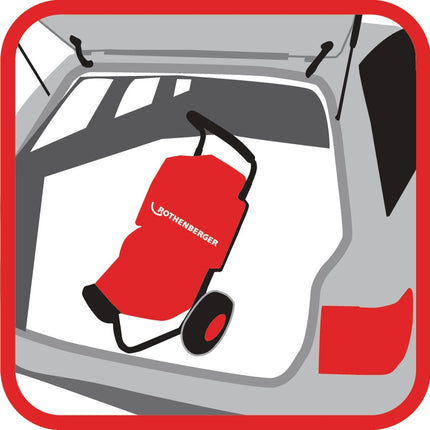 ROPLUS D Spülkompressor – max. Betriebsdruck 8 bar, 230 V, 1,1 kW – ROTHENBERGER