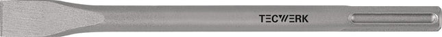 Flachmeißel L.280mm B.24mm SDS-max TECWERK – hochwertigem Spezialstahl, Länge 280 mm, Breite 24 mm