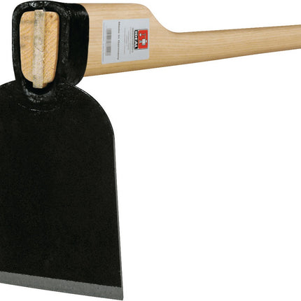 Kleinhacke geschmiedet mit Eschenstiel, Blattmaß 145 x 95 x 100 mm, IDEAL – 1000 g