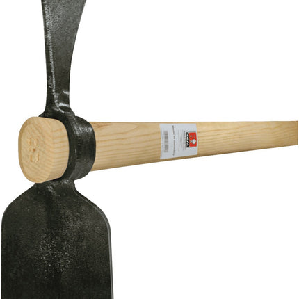 Wiedehopfhacke – IDEAL geschmiedet, mit Eschenstiel, 1800 g, Blatt 430 mm