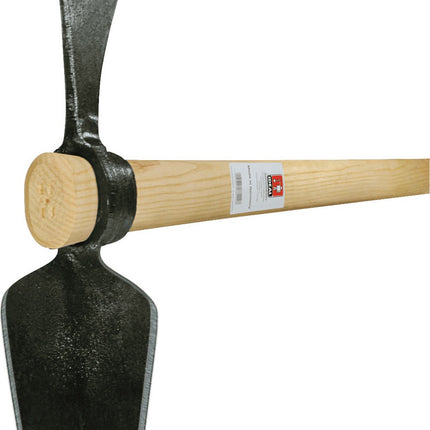 Wiedehopfhacke – IDEAL geschmiedet, mit Eschenstiel, 1800 g, Blatt 430 mm