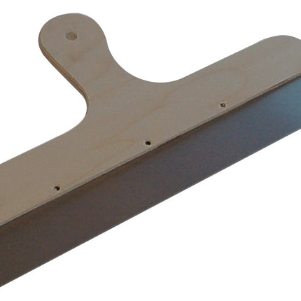 HAROMAC Flächendekorspachtel 400 mm, Holzgriff, poliertes Stahlblatt