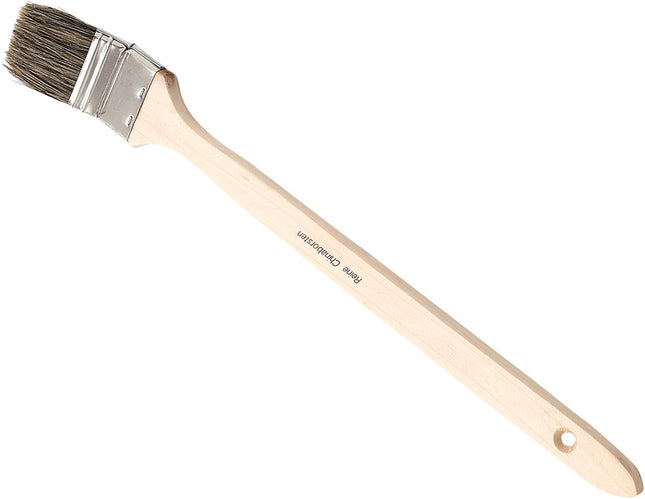 Nölle – Profi Heizkörperpinsel 75 mm, graue Mischborste, 50 mm Borstenlänge