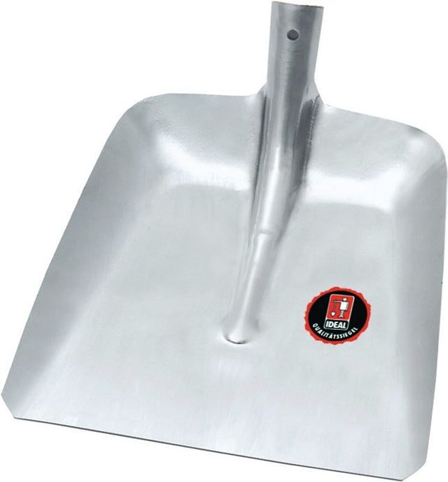 Hallenser – Randschaufel SILVER Größe 9 380 x 380 mm Stahlblech