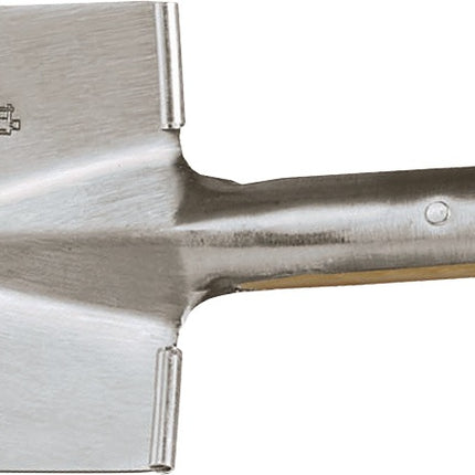 Rodespaten Größe 2, Blattmaß 285 x 185 mm, mit Eschen-T-Stiel 850 mm, 2800 g – IDEAL