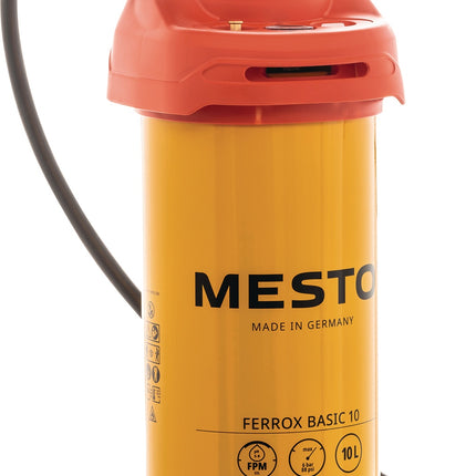 MESTO Hochdrucksprühgerät HD 3581P – 10 l, 6 bar, Stahl, 5,2 kg – FPM/FKM-Dichtungen für hohe Chemikalienbeständigkeit