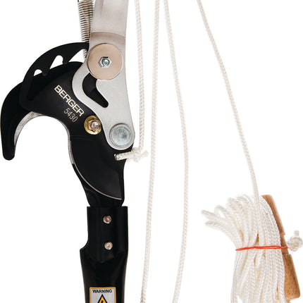 BERGER Raupenschere ArboRapid 490 mm, Schneidleistung 40 mm, inkl. 5 m Zugseil – 1195 g