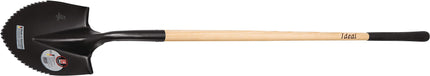 IDEAL Spatenschaufel 300 x 220 mm mit Eschen-Langstiel, spezialgehärtet – 1900 g
