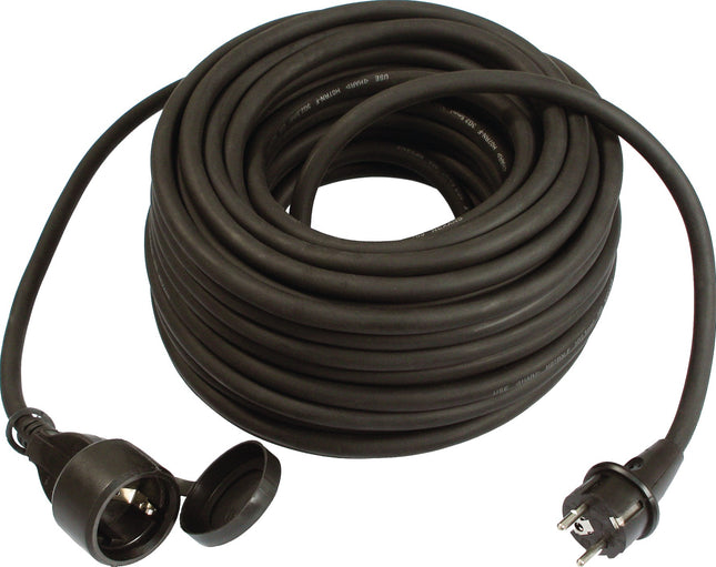 Verlängerungskabel 16 A 230 V 3G2,5 mm² 25 m IP44 WEINGÄRTNER – Gummi-Leitung H07RN-F