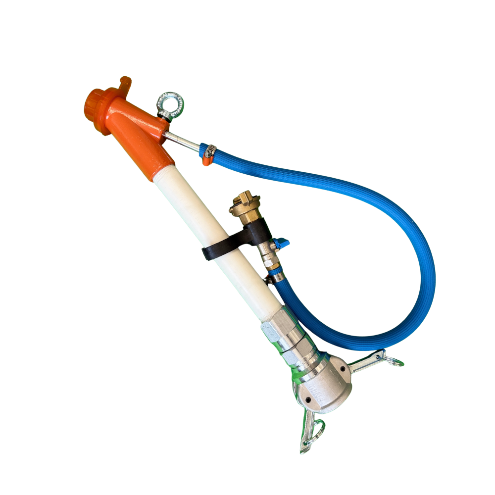 Feinputzgerät NW25 mit Drehkupplung oder ohne – 50 bis 150 cm inkl. Feinputzdüse & Luftarmatur Komplett