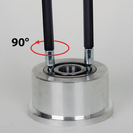 KUKKO Kugellagerabzieher-Satz 69, 7-teilig, Spannbereich 20-95 mm – 1,09 kg, Lieferung in stabiler L-Boxx mini
