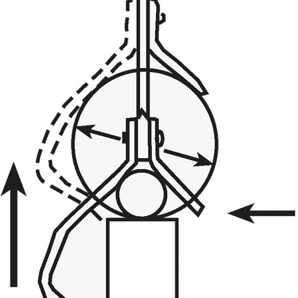 Abisoliermesser Secura No. 28H, Gesamtlänge 170 mm, mit Hakenklinge – JOKARI