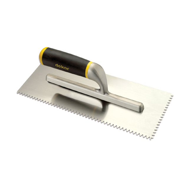 Glättekelle Gezahnt Dreieckzahn Aluminiumgriff