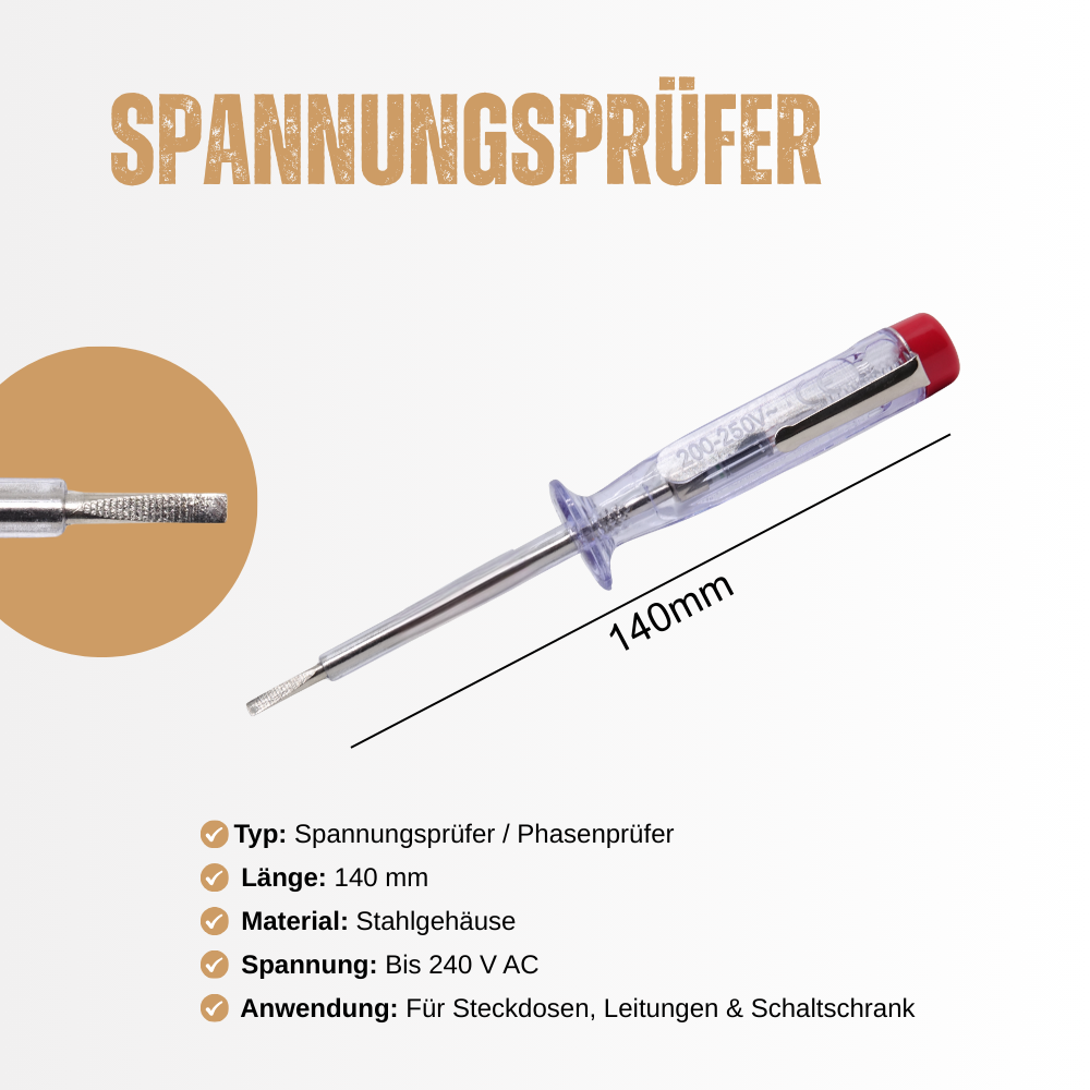 Spannungsprüfer-Phasenprüfer-140mm VR-3903