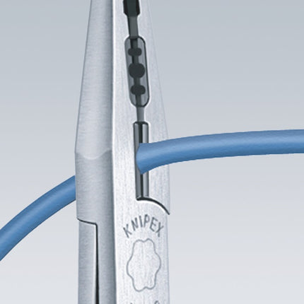 KNIPEX Verdrahtungszange Länge 160 mm 0,5-0,75 / 1,5 / 2,5 mm² poliert Kunststoffüberzug