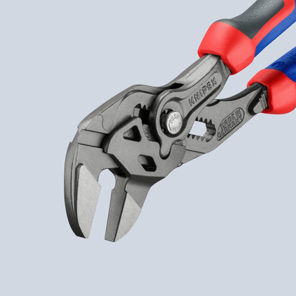 Zangenschlüssel 180 mm, Comfort-Griff, schwarz atramentiert, Spannweite 40 mm – KNIPEX
