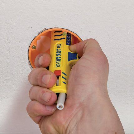 Secura No.15 Abmantelungswerkzeug für Rundkabel Ø 8–13 mm, 124 mm, mit 6 Abisolierklingen – JOKARI