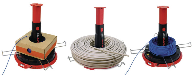 RUNPOTEC Aufsteckaufsatz Ø 430 mm für XB 300 und XB 500 – 0,49 kg, Teleskopmitteldorn ausziehbar bis 294 mm