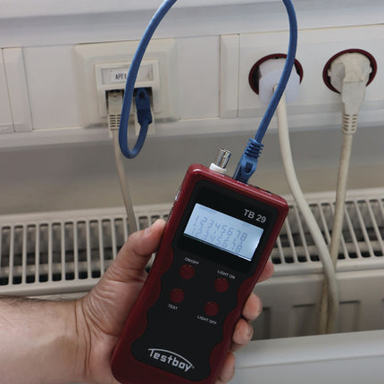 Testboy 29 Netzwerkverdrahtungstester – Prüfung von USB-, Koaxial-, Telefon- und Netzwerkleitungen