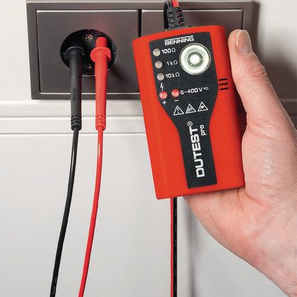 Benning DUTEST pro 6-400 V AC/DC Durchgangs- und Leitungsprüfer mit Arbeitsleuchte
