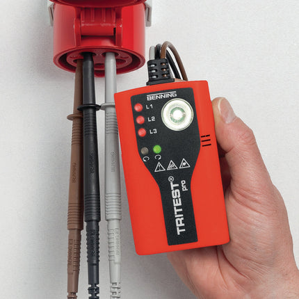 Benning TRITEST® pro Drehfeldrichtungsanzeiger 400-500 V AC, Art. 020052