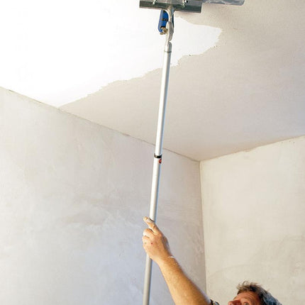Aluminium-Teleskop-Gewindestiel 110 - 200 cm, mit M18 IG, NEUE EXTRA STABILE AUSFÜHRUNG
