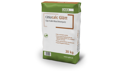 casucalc Glätt E
ergiebiger Gips-Kalk-Maschinenputz