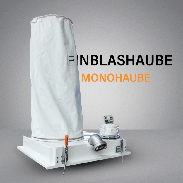 Einblashaube Monohaube komplett