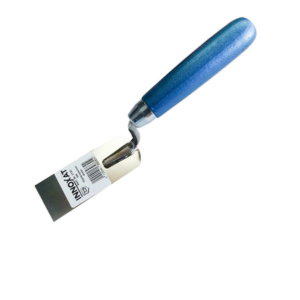 Gipserspachtel rostfrei mit G-Hals, Holzgrif