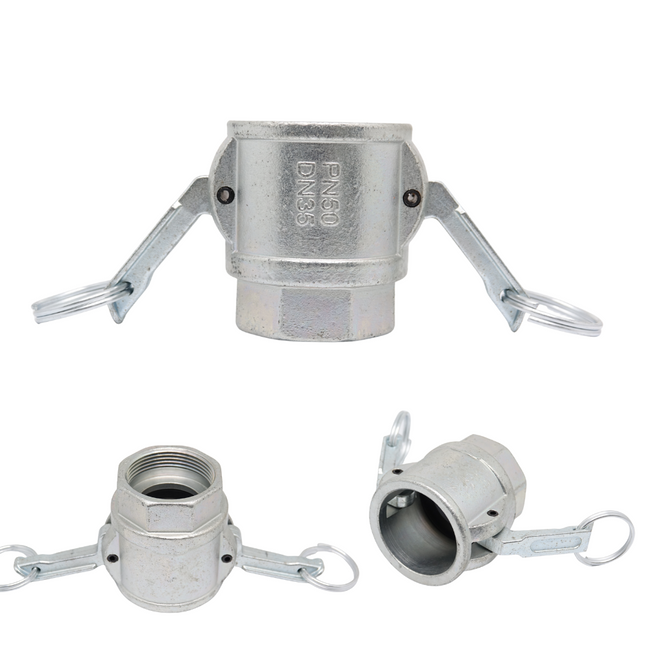 Kupplung PN50 - DN35 MT Stahl IG System 22 ohne Tülle  1/2 Zoll IG