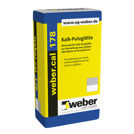 Weber cal 178 
Kalk-Putzglätte