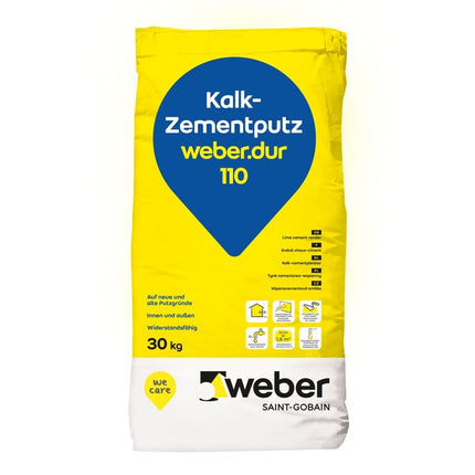 Weber dur 110 MG P2
Kalk-Zementputz
30 kg