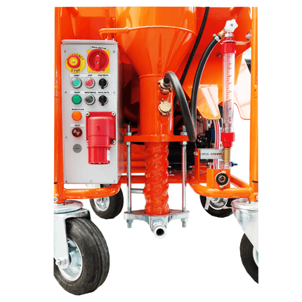 PFT Druckflansch pro D-Pumpe 1 1/4" IG - gerade mit PIN (drehbar)
