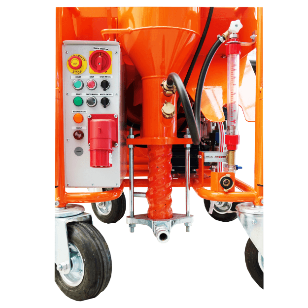 PFT Druckflansch pro D-Pumpe 1 1/4" IG - gerade mit PIN (drehbar)