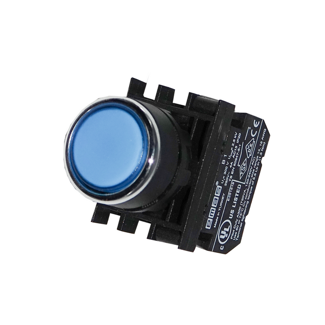 Drucktaste Komplettgerät 240V B100DM Blau