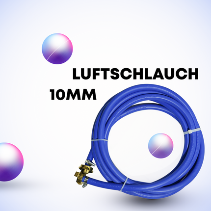 Luftschlauch NW 10mm mit Schnellkupplung 3/8“ 10mm