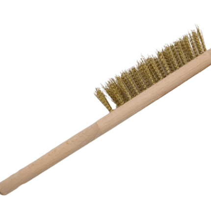 Drahtbürste mit Holzgriff