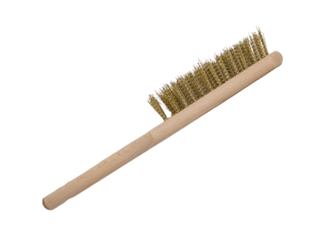 Drahtbürste mit Holzgriff