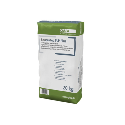 bauprotec FLP plus – hochergiebiger Faserleichtputz, 20 kg