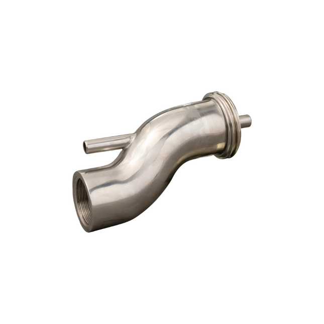 SPRITZJET TWIST FIX – Edelstahl Spritzkopf gerade, MT25 ALU 360°