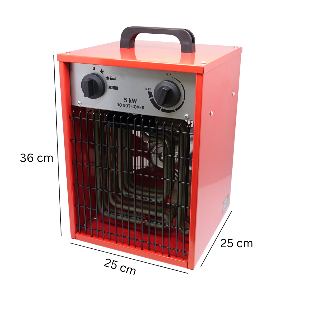 Elektroheizung 400V Profi-elektrisch Heizgebläse, Bauheizer 3-Heizstufen